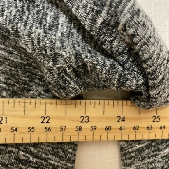 Revolution by Rickis Cardigan Heathered Grey Open Front Draped - Picture 5 of 8